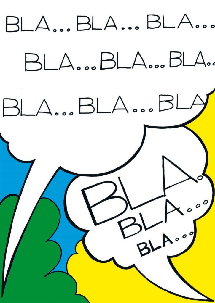 NO ALLE PAROLE INUTILI - BLA BLA