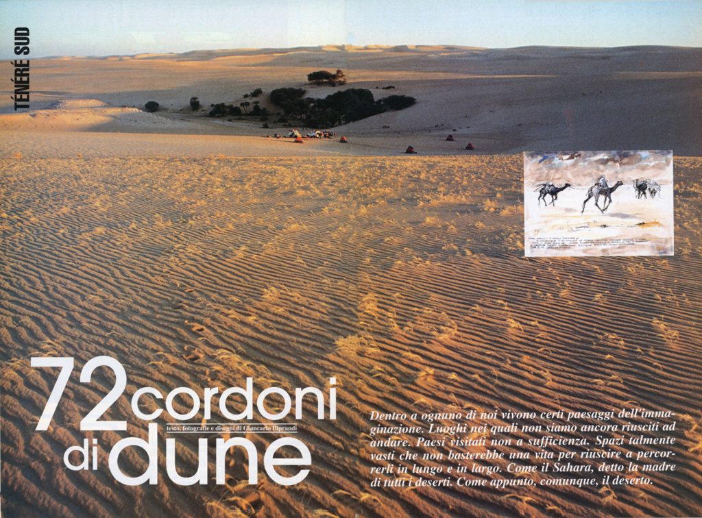TÉNÉRÉ SUD. SETTANTADUE CORDONI DI DUNE 