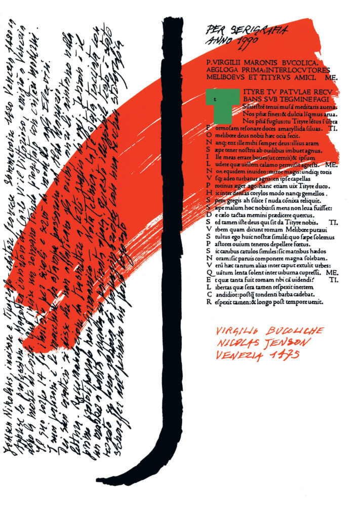 GRANDI DISEGNATORI DI CARATTERI - SERIGRAFIA 27
