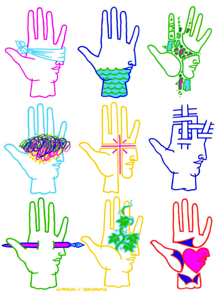 LA MANO - SERIGRAFIA 4