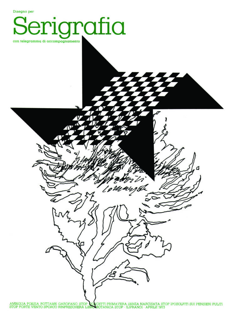 TELEGRAMMI - SALVARE IL SALVABILE - SERIGRAFIA 90