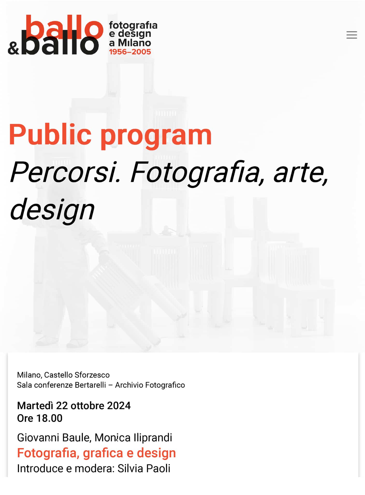 Giovanni Baule, Monica Iliprandi - Fotografia, grafica e design