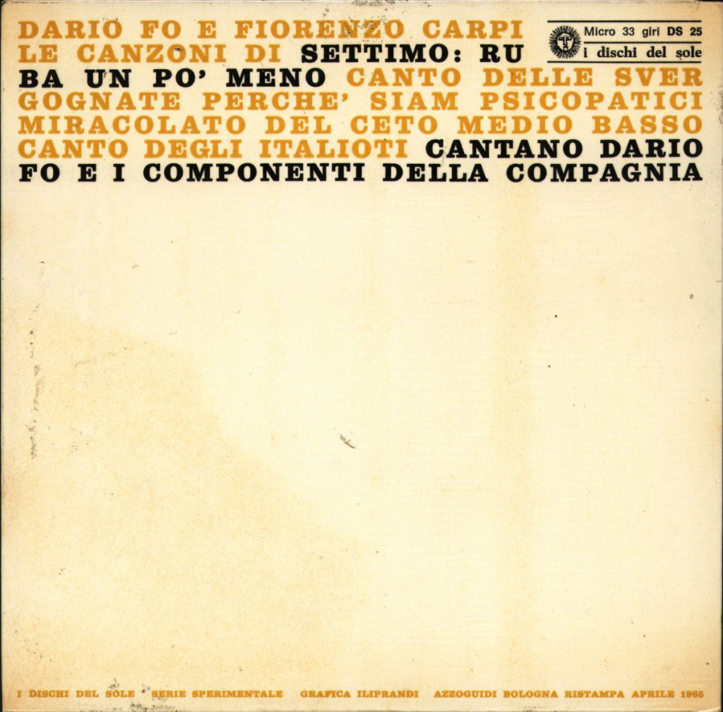 DARIO FO E FIORENZO CARPI