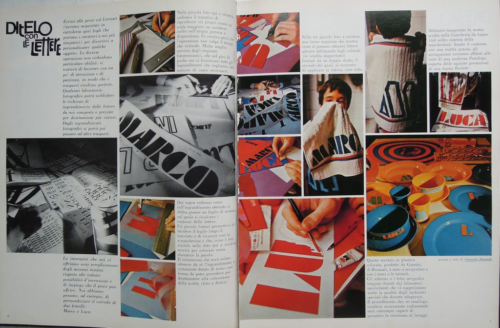 DITELO CON LE LETTERE
