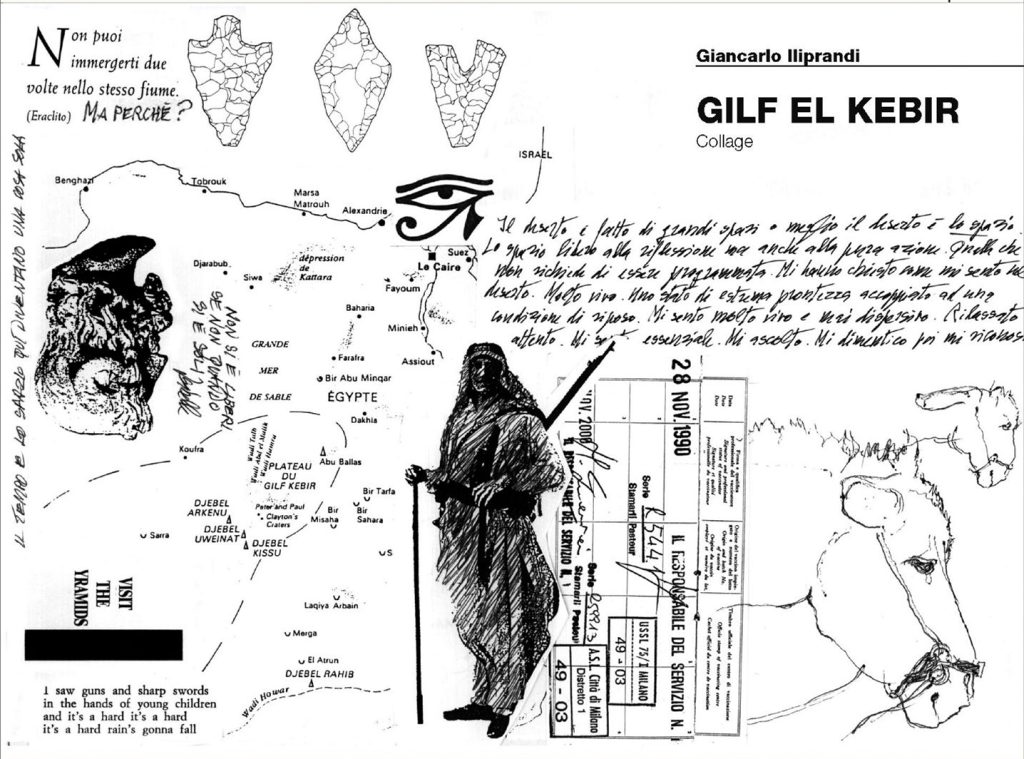 Gilf el Kebir. Collage