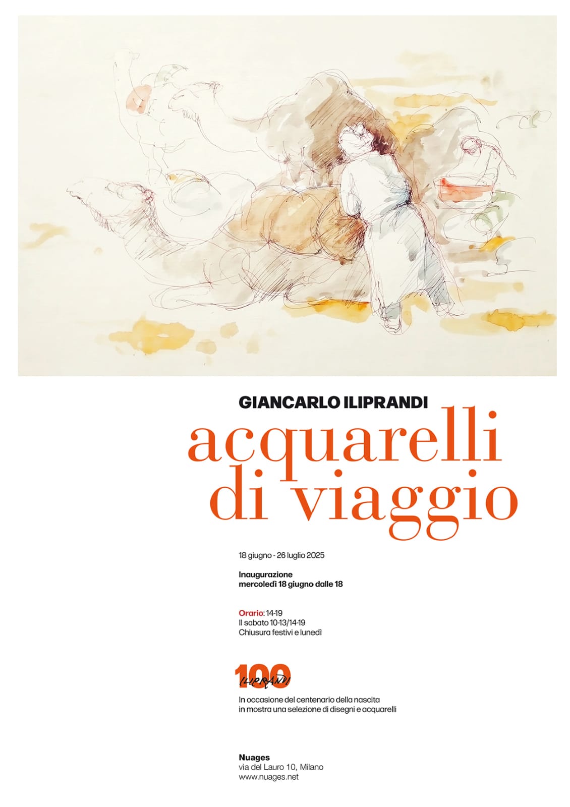 GIANCARLO ILIPRANDI. ACQUARELLI DI VIAGGIO